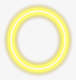 #circle #neon #yellow #yellowlight #lights #light #crown - Circle, HD Png Download, Transparent PNG