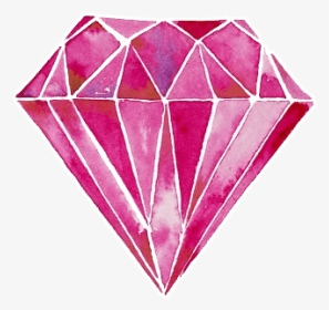 Diamonds Watercolor Painting, HD Png Download, Transparent PNG