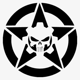 Punisher Star Hood Decal, HD Png Download, Transparent PNG