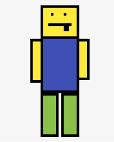 Roblox Noob - Roblox Noob Pixel Art - 340x680 PNG Download - PNGkit