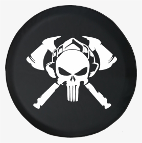 Firefighter Skull Decal, HD Png Download, Transparent PNG