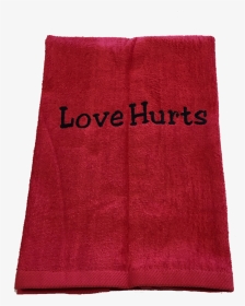 Tennis Towel - Love Hurts - Job Search, HD Png Download, Transparent PNG