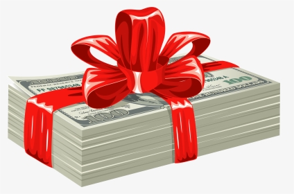 Gift Box With Money Coming Out Clipart Svg Transparent - Money Gift Box Png, Png Download, Transparent PNG