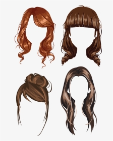 Hair Wig Png - Клипарт На Прозрачном Фоне Детская Прическа, Transparent Png, Transparent PNG