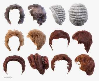 Hair Wig Png - 18th Century Wig Png, Transparent Png, Transparent PNG