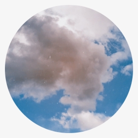 💙  #blue #clouds #circle #background #aesthetic #white - Vintage California Aesthetic, HD Png Download, Transparent PNG