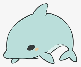 Dolphin Clipart Kawaii - Kawaii Cute Cartoon Dolphin, HD Png Download ,  Transparent Png Image - PNGitem