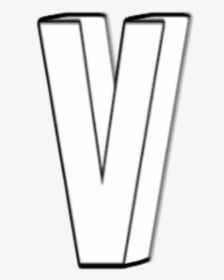 #v #v #letterv #letterv #lettrev #lettrev #alphabet - Monochrome, HD Png Download, Transparent PNG