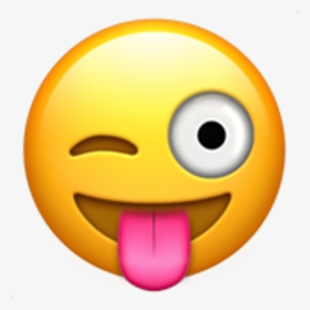 Iphone Tongue Out Emoji , Png Download - Iphone Emoji Tongue Out, Transparent Png, Transparent PNG