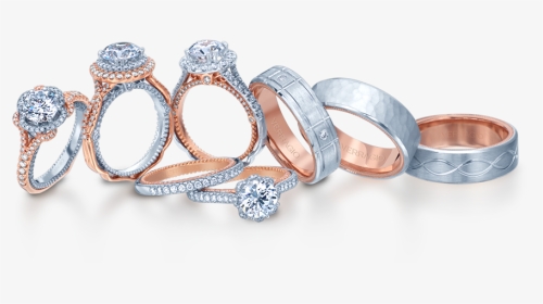 Designer Engagement And Wedding - Verragio Wedding Rings Rose, HD Png Download, Transparent PNG