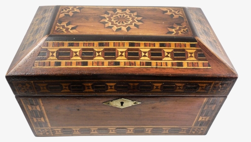 Antique Russian Marquetry Jewelry Treasure Box - Marquetry Jewelry Box Antique, HD Png Download, Transparent PNG