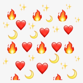 #emoji #emojibackground #iphoneemoji #red #redheart - Heart, HD Png Download, Transparent PNG