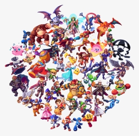 Pixel Art,пиксель Арт, Пиксель Арт,super Smash Bros,mario,игры,sonic - Super Smash Bros Pixel Art, HD Png Download, Transparent PNG