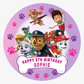 Paw Patrol Round Cakes , Png Download - Paw Patrol, Transparent Png, Transparent PNG