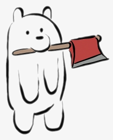 #icebear #webarebears #axe #doodle, HD Png Download, Transparent PNG