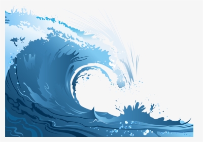 #wave #sea #water #blue #freetoedit #귀여운 #picsart #cute - Wave Transparent Background, HD Png Download, Transparent PNG