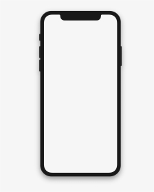 Iphone Xs Flat Mockup, HD Png Download, Transparent PNG