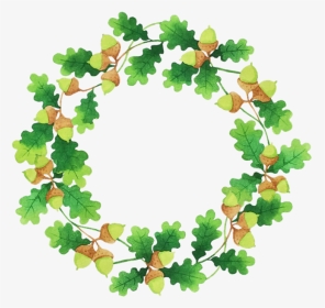 Transparent Leaf Wreath Clipart - Clip Art, HD Png Download, Transparent PNG