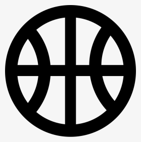 Basketball Ball - Basketball Icon Clipart, HD Png Download, Transparent PNG