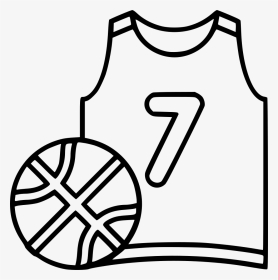 Basketball T Shirt Ball - Outline Of A Clock With Transparent Background, HD Png Download, Transparent PNG