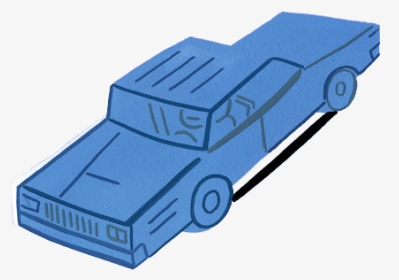 Blue Car - Off-road Vehicle, HD Png Download, Transparent PNG