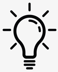 Light Bulb Icon Transparent Clipart , Png Download - Light Bulb Png Icon, Png Download, Transparent PNG