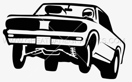 Muscle Car Clipart Banner Free Muscle Car Hop - Off-road Vehicle, HD Png Download, Transparent PNG
