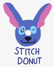 Stitch Donut 🍩💙💙💙❤🌙😇 - Domestic Rabbit, HD Png Download, Transparent PNG