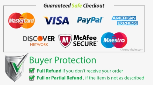 Guaranteed Safe Checkout Buyer Protection, HD Png Download, Transparent PNG