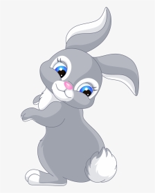 Cartoon Bunny - Rabbit Cute Clipart, HD Png Download, Transparent PNG