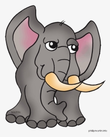 Elephant With Long Tusk Clipart, HD Png Download, Transparent PNG