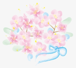 花びら かわいい 桜 イラスト, HD Png Download, Transparent PNG