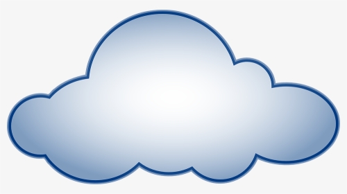 Transparent Blue Cloud Clipart - Animated Image Of Cloud, HD Png Download, Transparent PNG