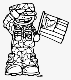 Military Clipart Black And White, HD Png Download, Transparent PNG