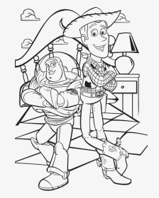 Toy Story 3 Coloring Pages, HD Png Download, Transparent PNG