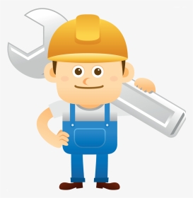 Worker Wants Money Clipart Picture Stock How To Make - Cartoon Figure Working Construction, HD Png Download, Transparent PNG