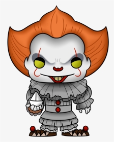 Pennywise Drawing Pop Art - Pennywise Funko Pop Art, HD Png Download, Transparent PNG
