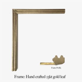 Hand Carved Gold Gilded Frame For Fine Art Print   - Picture Frame, HD Png Download, Transparent PNG
