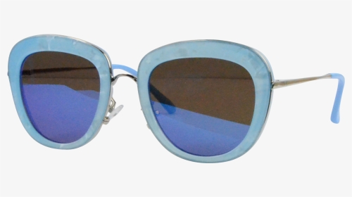 Blue Glasses Frame - Reflection, HD Png Download, Transparent PNG