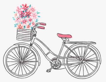 Cute Bike Drawing, HD Png Download, Transparent PNG