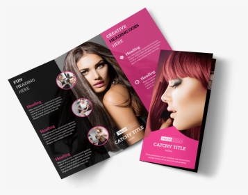Stylish Hair Salon Brochure Template Preview - Music Concert Brochure, HD Png Download, Transparent PNG