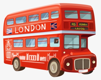 London Planes, Trains, And Automobiles Londres - London Double Decker Bus Clipart, HD Png Download, Transparent PNG