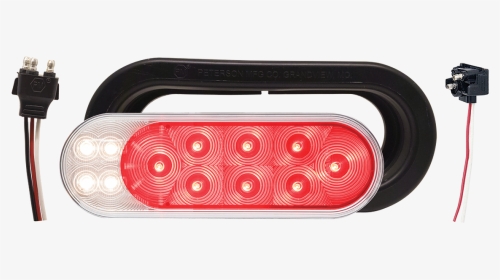 Stl211xkrbp Oval Sealed Led Stop/turn/tail With Clear - Light, HD Png Download, Transparent PNG