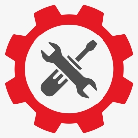 Gps Device Installation Team - Red Transparent Setting Icon, HD Png Download, Transparent PNG