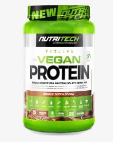 Nutri-tech 100% Vegan Protein - Energy Drink, HD Png Download, Transparent PNG