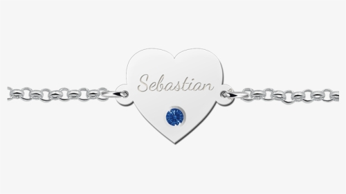 Heart Of Silver Bracelet With Engraving - Locket, HD Png Download, Transparent PNG