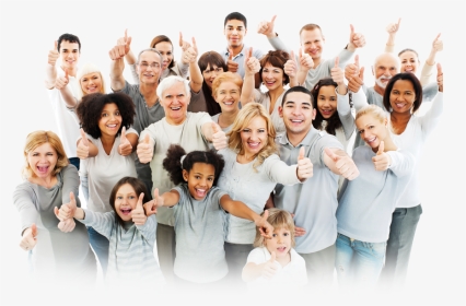 Group Of People Giving Thumbs Up , Png Download, Transparent Png, Transparent PNG
