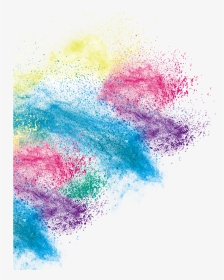 #mq #paint #splash #colorful #watercolor - Colored Powder Png, Transparent Png, Transparent PNG
