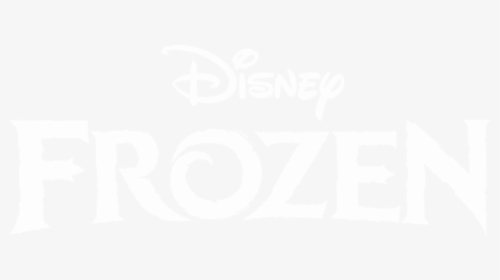 Logo Frozen Fundo Escuro Logotipo - White Disney Frozen Logo, HD Png Download, Transparent PNG