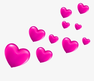 love #hearts #heart #pink#pinkheart #freetoedit - Transparent Background Cartoon  Hearts, HD Png Download , Transparent Png Image - PNGitem